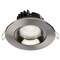 Satco 12W LED Downlight, Gimbal 3.5 in, CCT Select, Round, Remote Driver, Brushed Nickel, 840L 120V S11626R1 - alternate 5